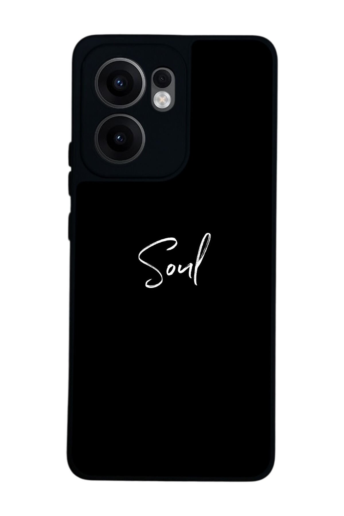 Oppo Reno 13F Uyumlu SOUL Tasarımlı Glossy Premium Kılıf