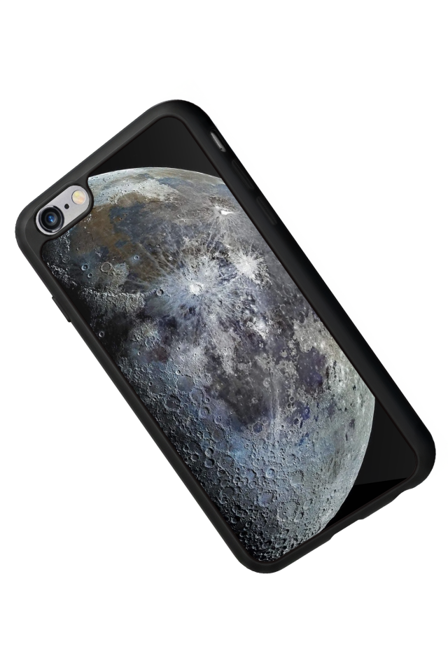 iPhone 6s Plus Uyumlu Ay Tasarımlı Glossy Premium Kılıf