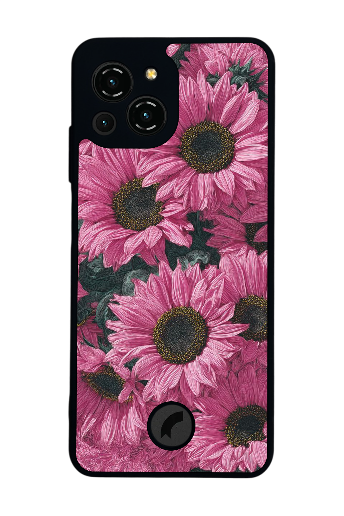 Reeder S23 Pro Max Uyumlu Cicek Tasarımlı Glossy Premium Kılıf