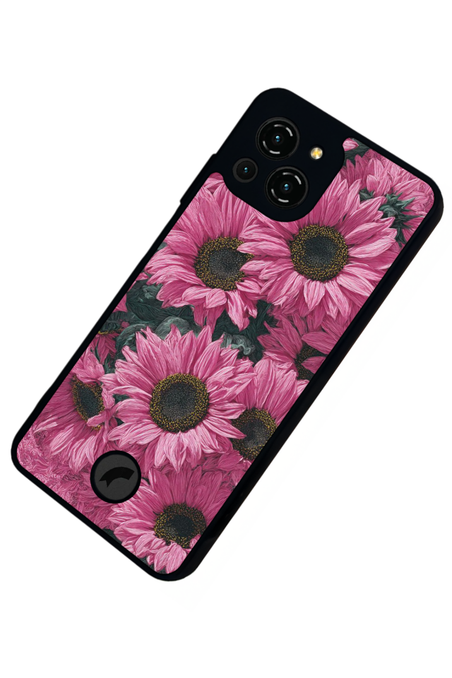 Reeder S23 Pro Max Uyumlu Cicek Tasarımlı Glossy Premium Kılıf