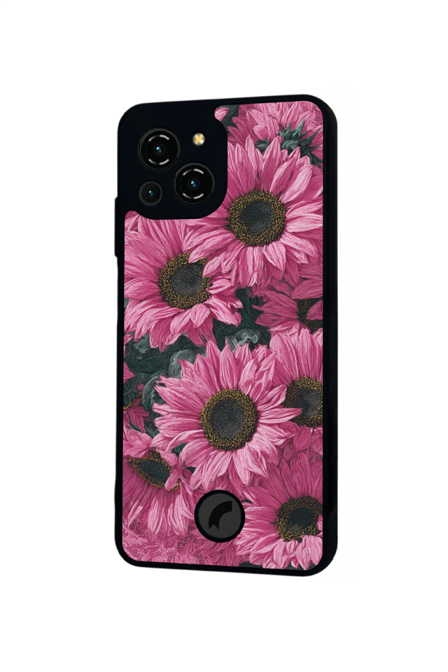 Reeder S23 Pro Max Uyumlu Cicek Tasarımlı Glossy Premium Kılıf