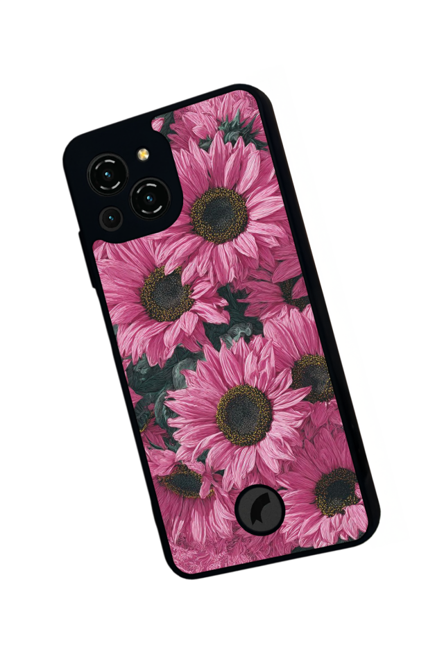 Reeder S23 Pro Max Uyumlu Cicek Tasarımlı Glossy Premium Kılıf