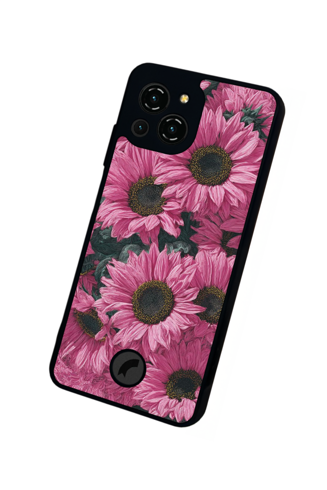 Reeder S23 Pro Max Uyumlu Cicek Tasarımlı Glossy Premium Kılıf