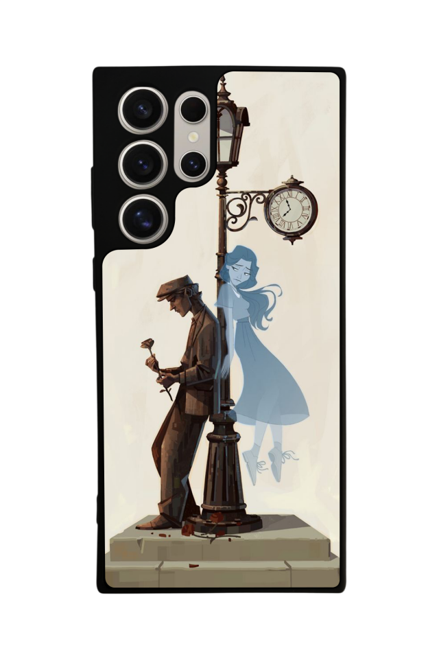 Samsung Galaxy S22 Ultra Uyumlu  Kalp Love Tasarımlı Glossy Premium Kılıf