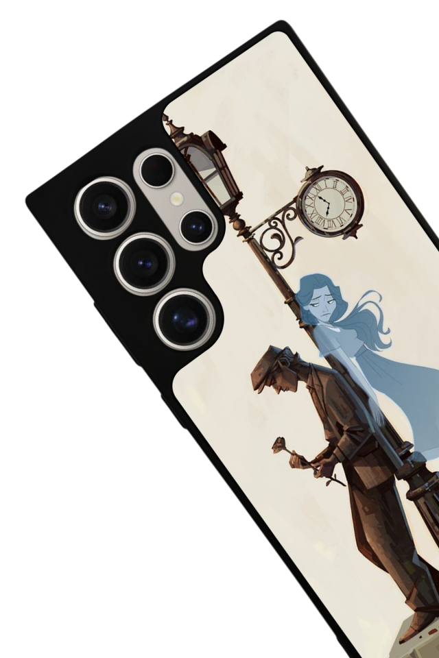 Samsung Galaxy S22 Ultra Uyumlu  Kalp Love Tasarımlı Glossy Premium Kılıf