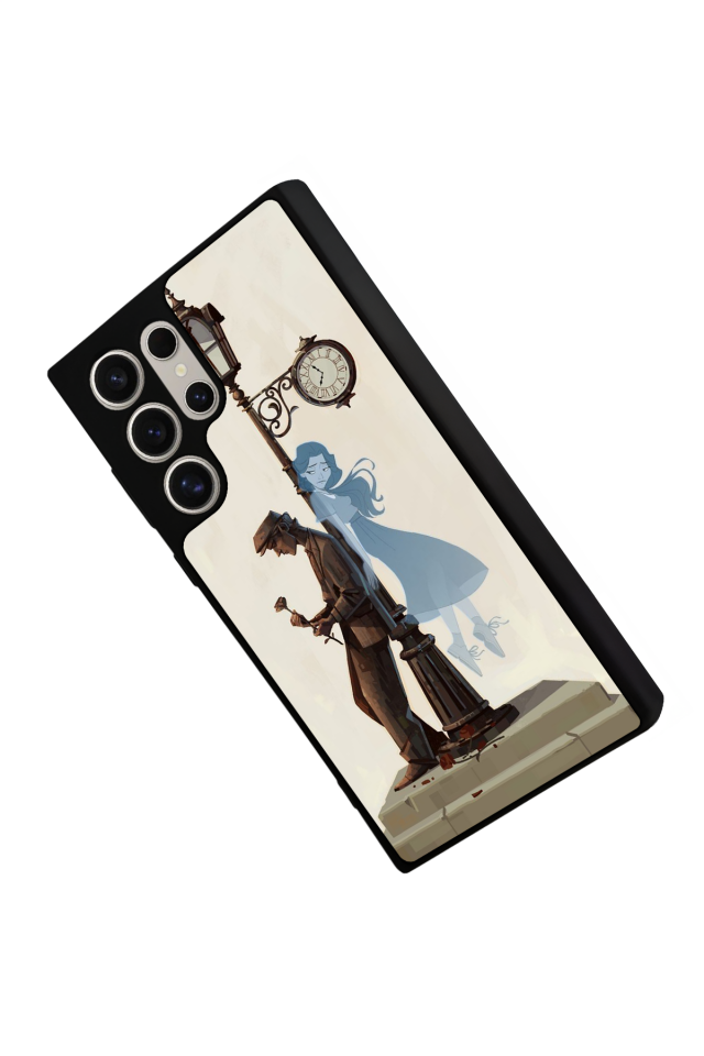 Samsung Galaxy S22 Ultra Uyumlu  Kalp Love Tasarımlı Glossy Premium Kılıf