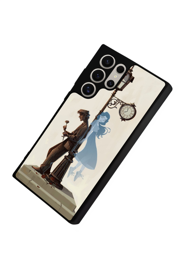 Samsung Galaxy S22 Ultra Uyumlu  Kalp Love Tasarımlı Glossy Premium Kılıf