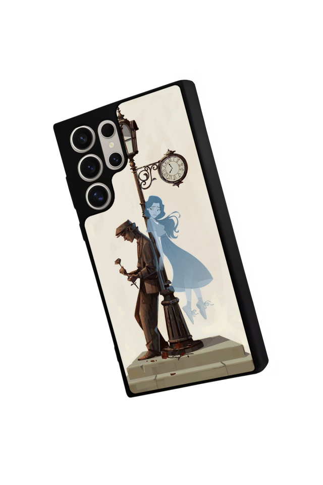 Samsung Galaxy S22 Ultra Uyumlu  Kalp Love Tasarımlı Glossy Premium Kılıf