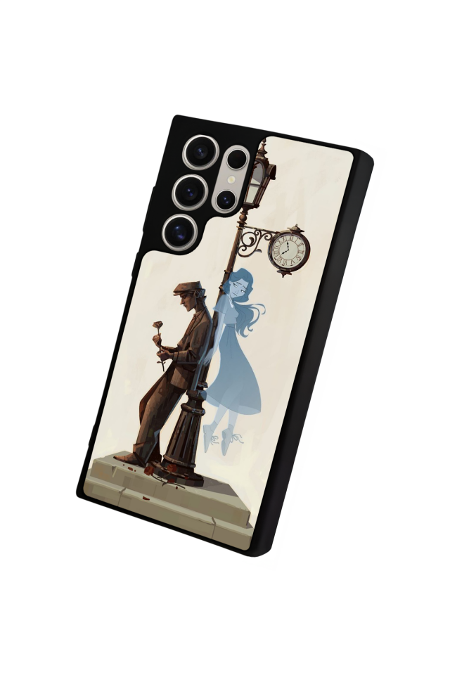 Samsung Galaxy S22 Ultra Uyumlu  Kalp Love Tasarımlı Glossy Premium Kılıf