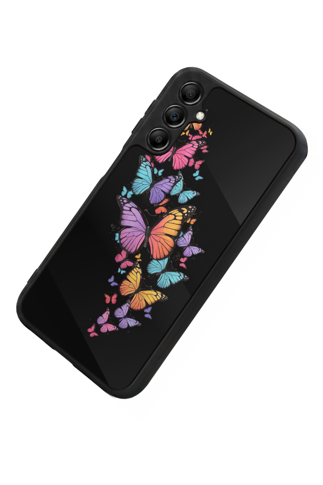 Samsung Galaxy A14 Uyumlu Kelebek Tasarımlı Glossy Premium Kılıf