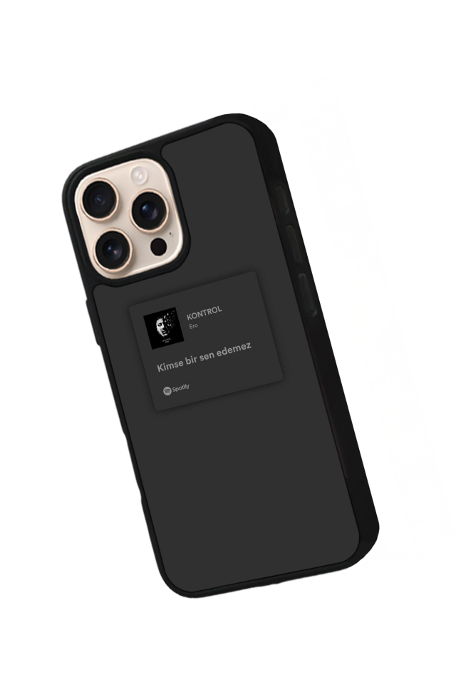 iPhone 16 Pro Max Uyumlu Sarki Sozleri Tasarımlı Glossy Premium Kılıf