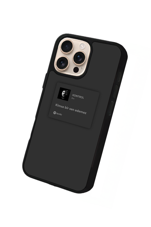 iPhone 16 Pro Max Uyumlu Sarki Sozleri Tasarımlı Glossy Premium Kılıf