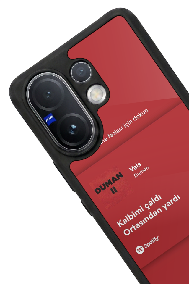 Vivo V60 Uyumlu Sarki Sozleri Tasarımlı Glossy Premium Kılıf