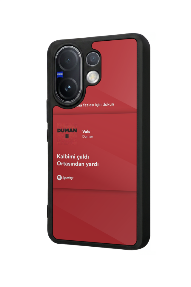 Vivo V60 Uyumlu Sarki Sozleri Tasarımlı Glossy Premium Kılıf