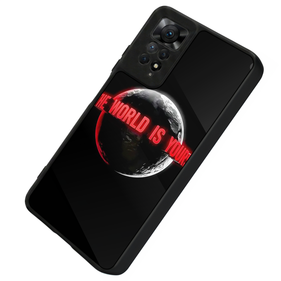 Xiaomi Redmi Note 11 Pro Uyumlu Scarface Tasarımlı Glossy Premium Kılıf