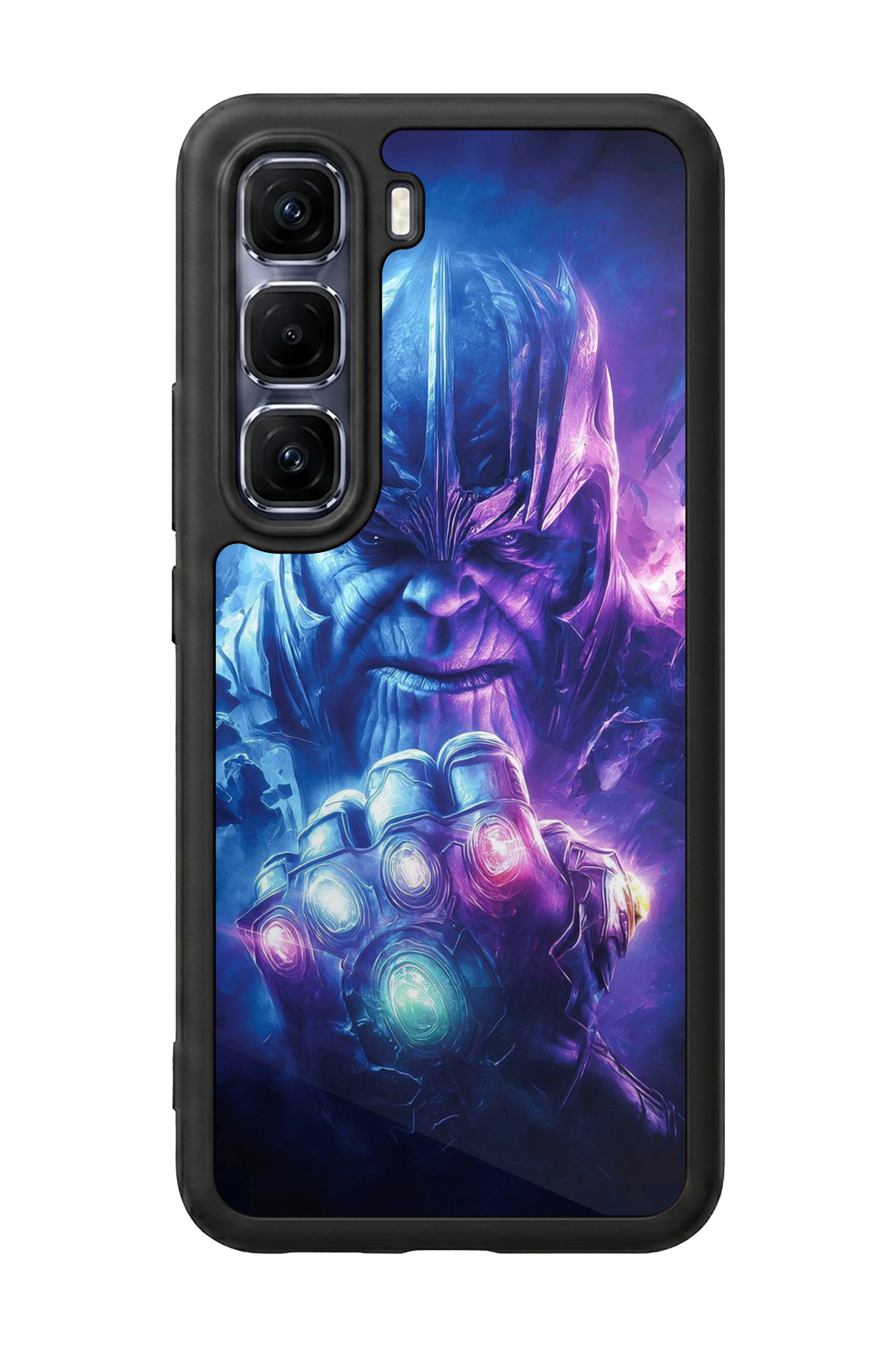 Infinix Hot 60 Pro Plus Uyumlu Thanos Tasarımlı Glossy Premium Kılıf