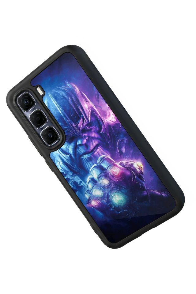 Infinix Hot 60 Pro Plus Uyumlu Thanos Tasarımlı Glossy Premium Kılıf