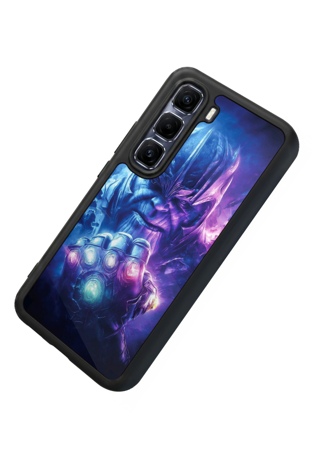 Infinix Hot 60 Pro Plus Uyumlu Thanos Tasarımlı Glossy Premium Kılıf