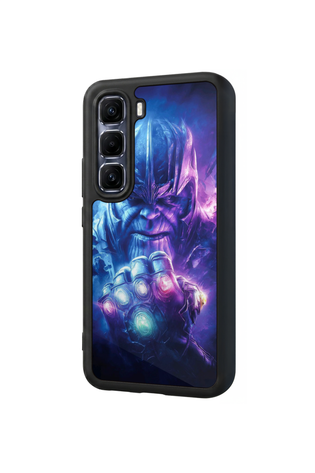 Infinix Hot 60 Pro Plus Uyumlu Thanos Tasarımlı Glossy Premium Kılıf