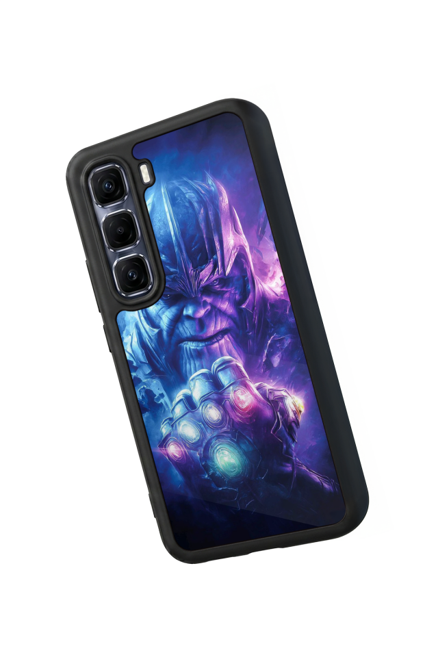 Infinix Hot 60 Pro Plus Uyumlu Thanos Tasarımlı Glossy Premium Kılıf