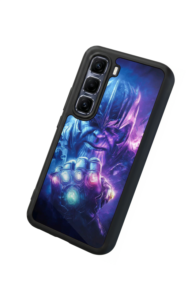 Infinix Hot 60 Pro Plus Uyumlu Thanos Tasarımlı Glossy Premium Kılıf