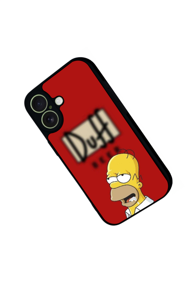 iPhone 17 Uyumlu The Simpsons Tasarımlı Glossy Premium Kılıf