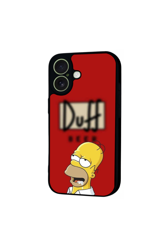 iPhone 17 Uyumlu The Simpsons Tasarımlı Glossy Premium Kılıf