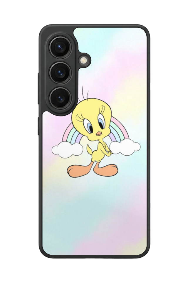 Samsung Galaxy S26 Uyumlu Tweety Tasarımlı Glossy Premium Kılıf