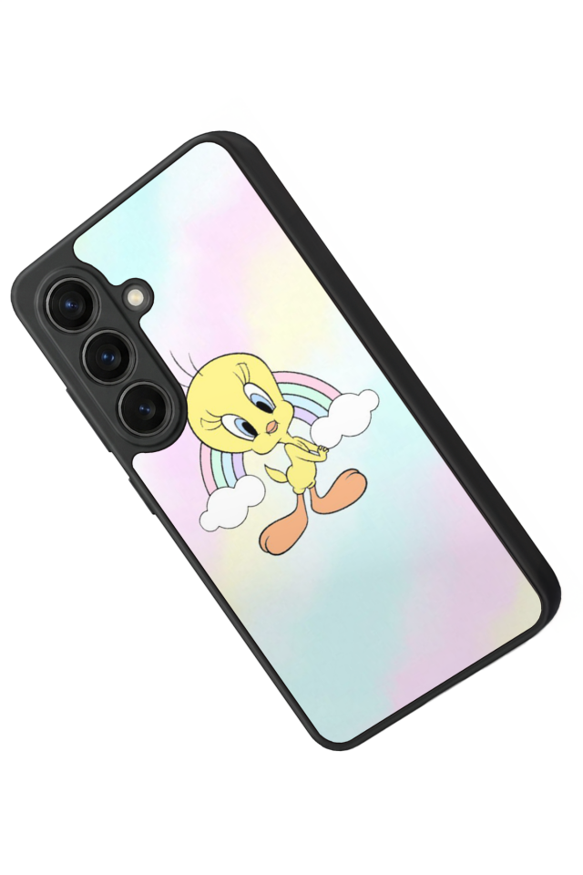 Samsung Galaxy S26 Uyumlu Tweety Tasarımlı Glossy Premium Kılıf