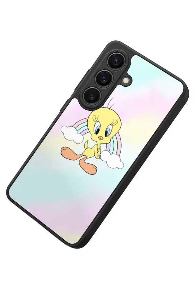 Samsung Galaxy S26 Uyumlu Tweety Tasarımlı Glossy Premium Kılıf