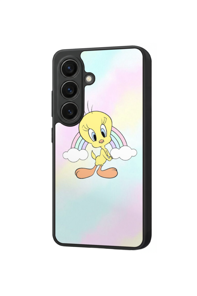 Samsung Galaxy S26 Uyumlu Tweety Tasarımlı Glossy Premium Kılıf