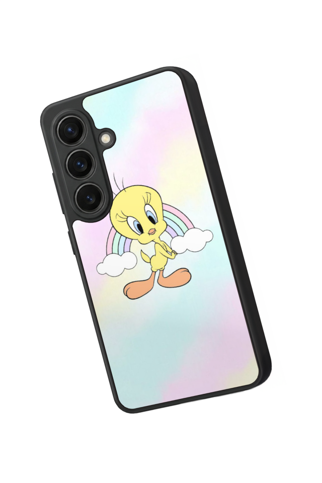 Samsung Galaxy S26 Uyumlu Tweety Tasarımlı Glossy Premium Kılıf