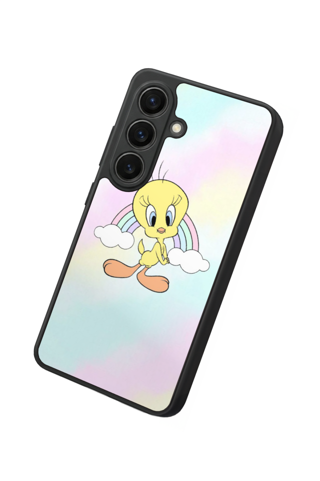 Samsung Galaxy S26 Uyumlu Tweety Tasarımlı Glossy Premium Kılıf