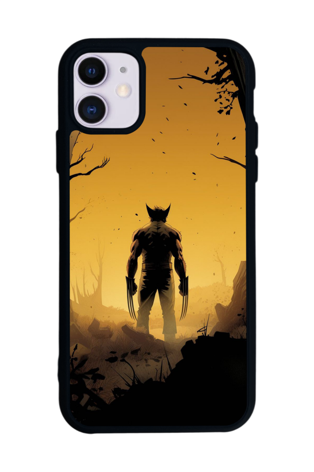 iPhone 11 Uyumlu Wolverine Tasarımlı Glossy Premium Kılıf