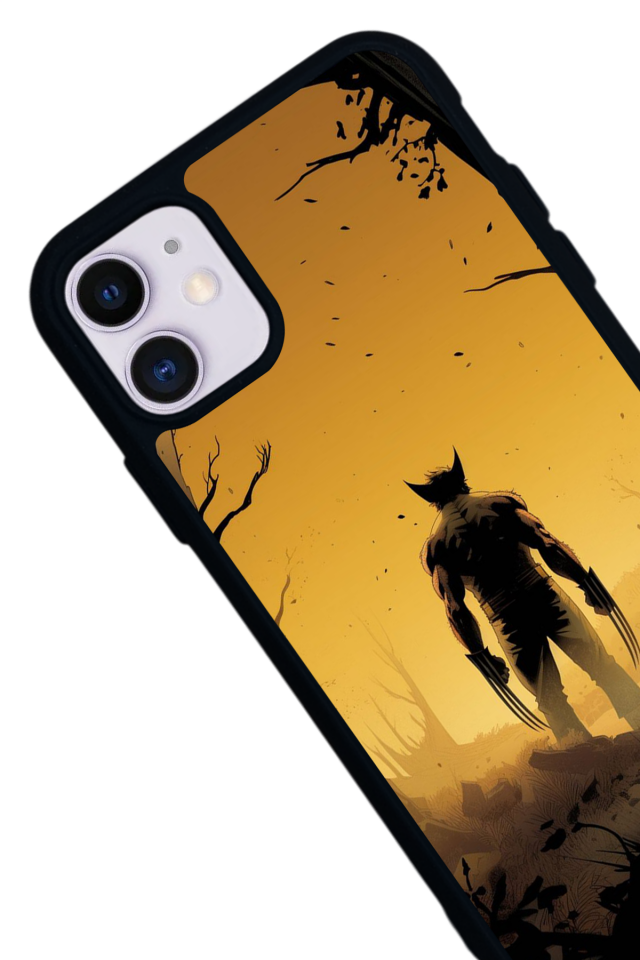 iPhone 11 Uyumlu Wolverine Tasarımlı Glossy Premium Kılıf