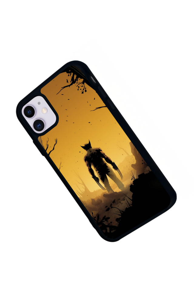 iPhone 11 Uyumlu Wolverine Tasarımlı Glossy Premium Kılıf