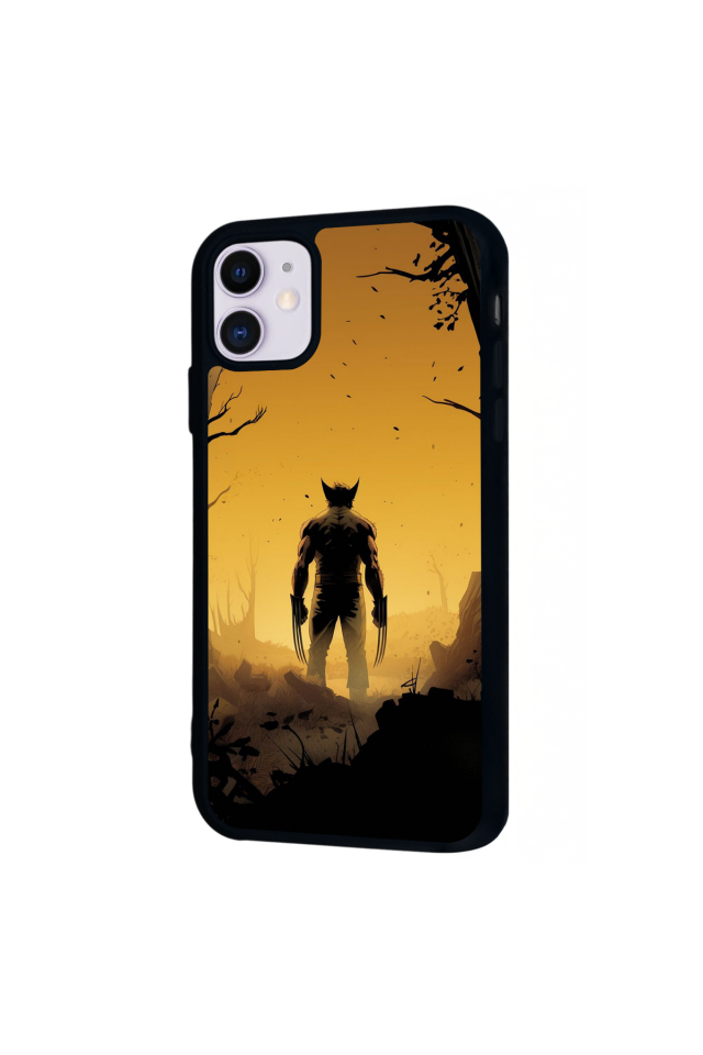 iPhone 11 Uyumlu Wolverine Tasarımlı Glossy Premium Kılıf