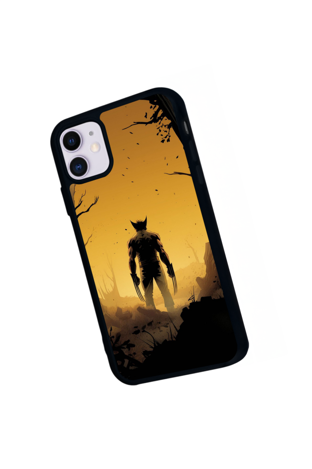 iPhone 11 Uyumlu Wolverine Tasarımlı Glossy Premium Kılıf