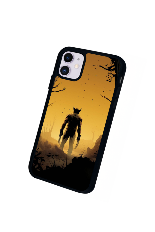 iPhone 11 Uyumlu Wolverine Tasarımlı Glossy Premium Kılıf