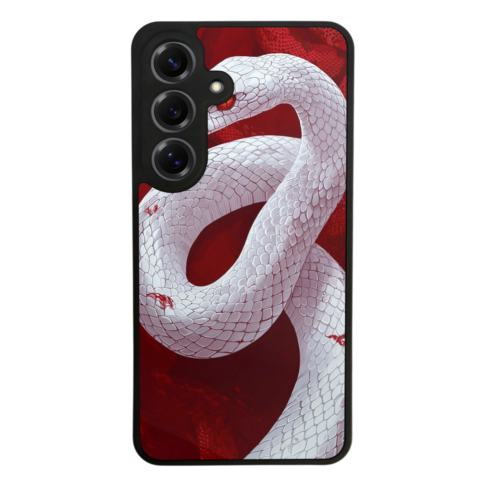 Samsung Galaxy S25 Uyumlu Yılan Tasarımlı Glossy Premium Kılıf