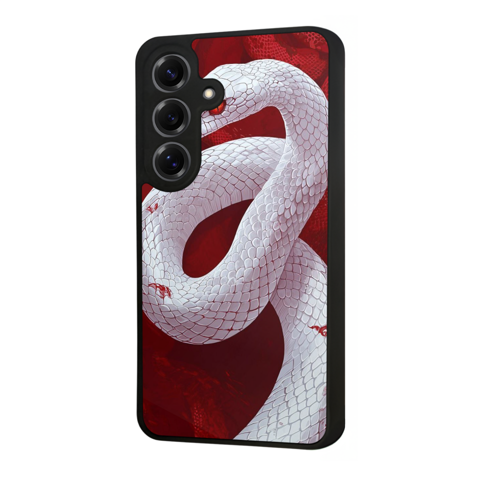 Samsung Galaxy S25 Uyumlu Yılan Tasarımlı Glossy Premium Kılıf