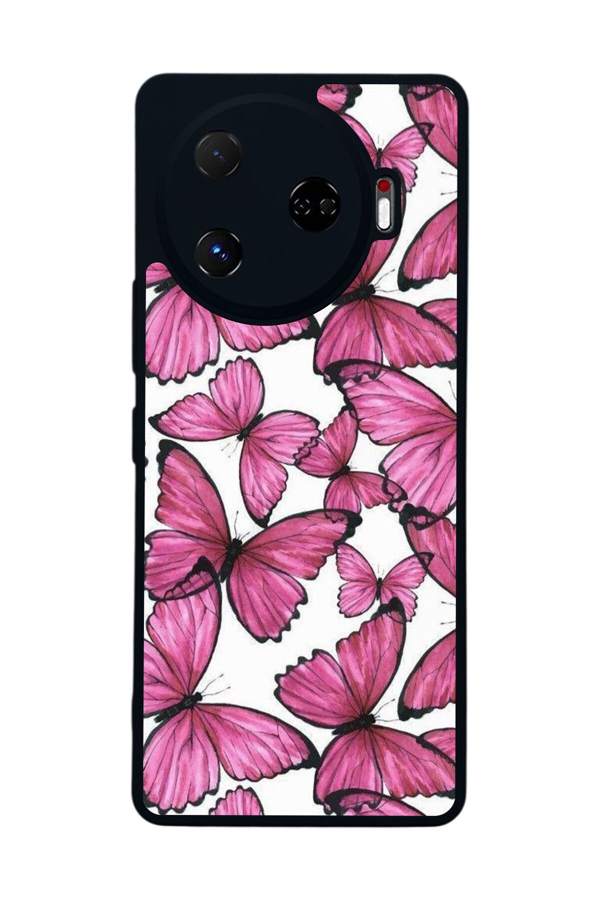 Tecno Camon 30 Pro Uyumlu Kelebek Tasarımlı Glossy Premium Kılıf