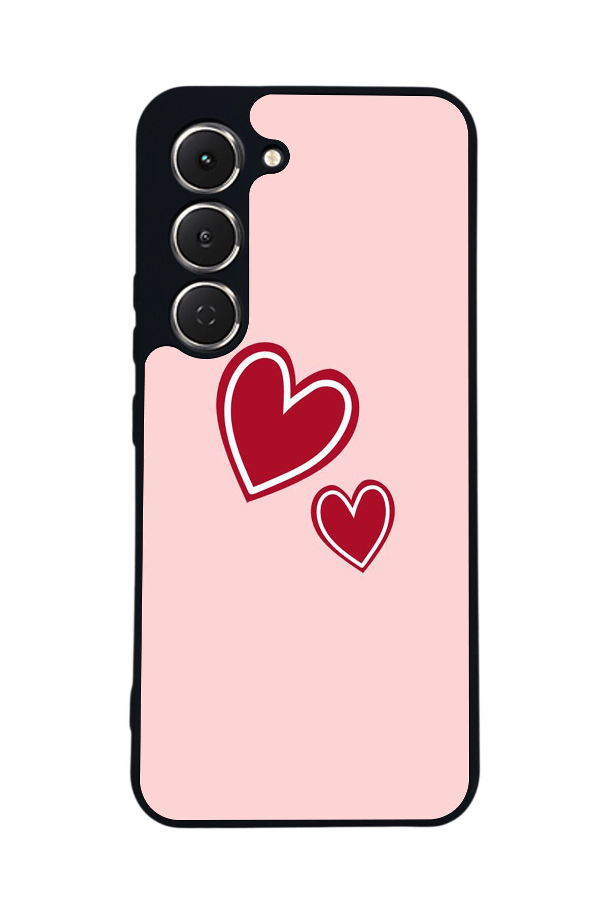 Tecno Spark 40 Pro Uyumlu Kalp Love Tasarımlı Glossy Premium Kılıf