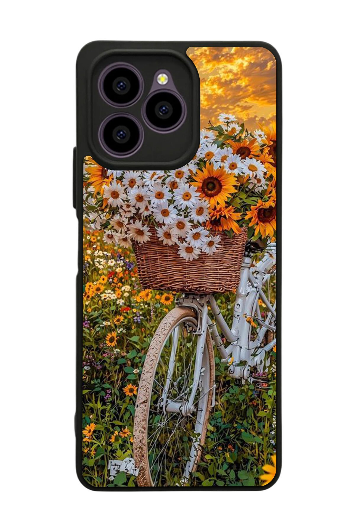 Omix X6 Uyumlu Cicek Tasarımlı Glossy Premium Kılıf