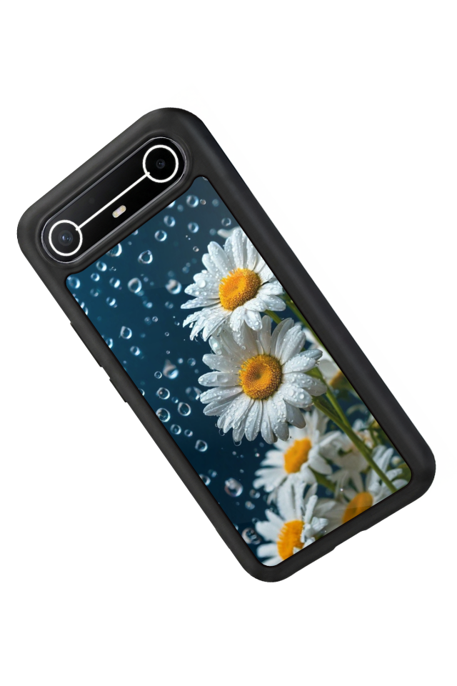 Tecno Spark Slim 5G Uyumlu Cicek Tasarımlı Glossy Premium Kılıf