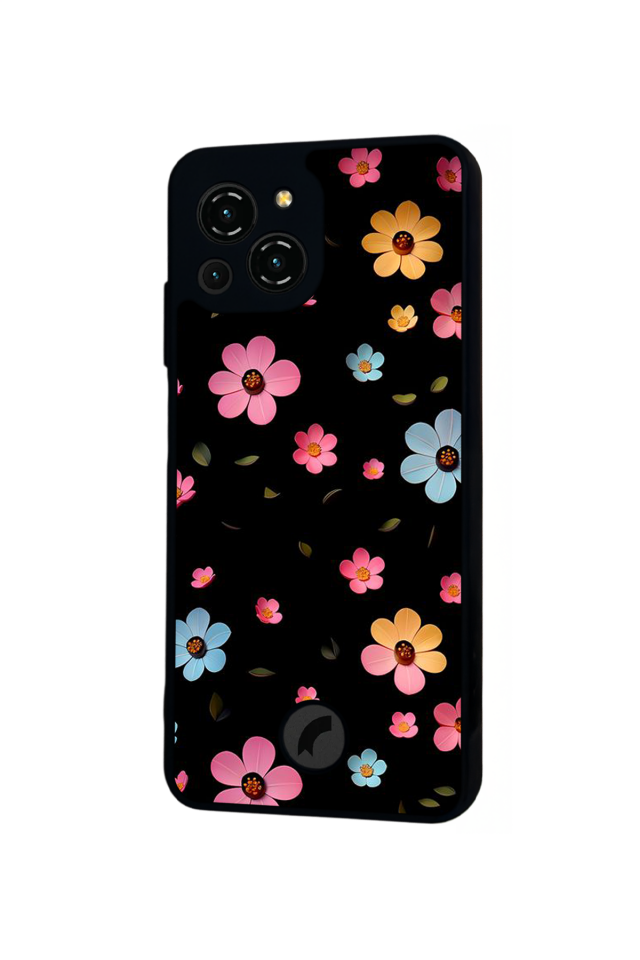 Reeder S23 Pro Max Uyumlu Cicek Tasarımlı Glossy Premium Kılıf