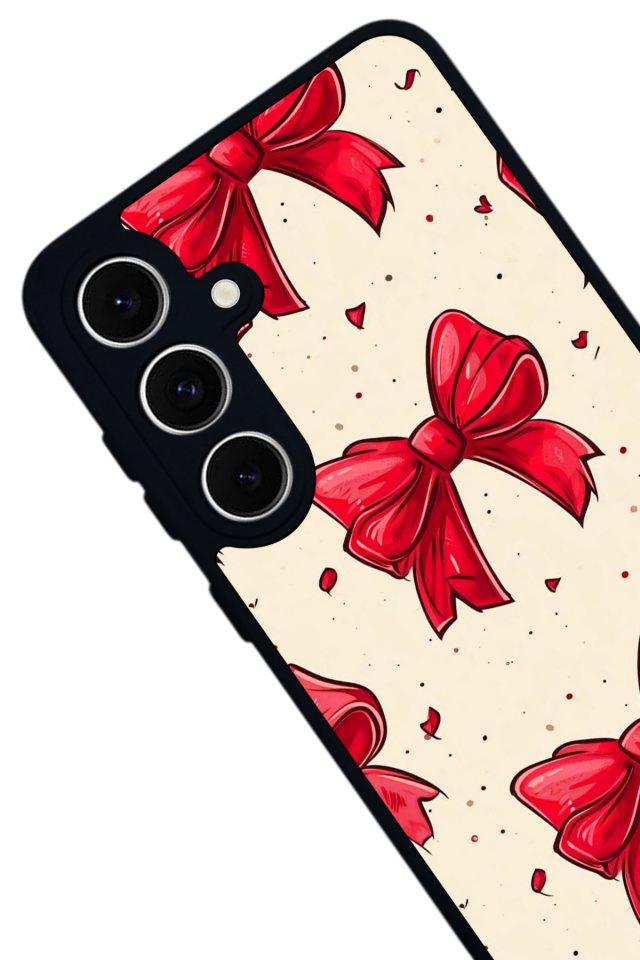 Samsung Galaxy A16 Uyumlu Kurdele Tasarımlı Glossy Premium Kılıf