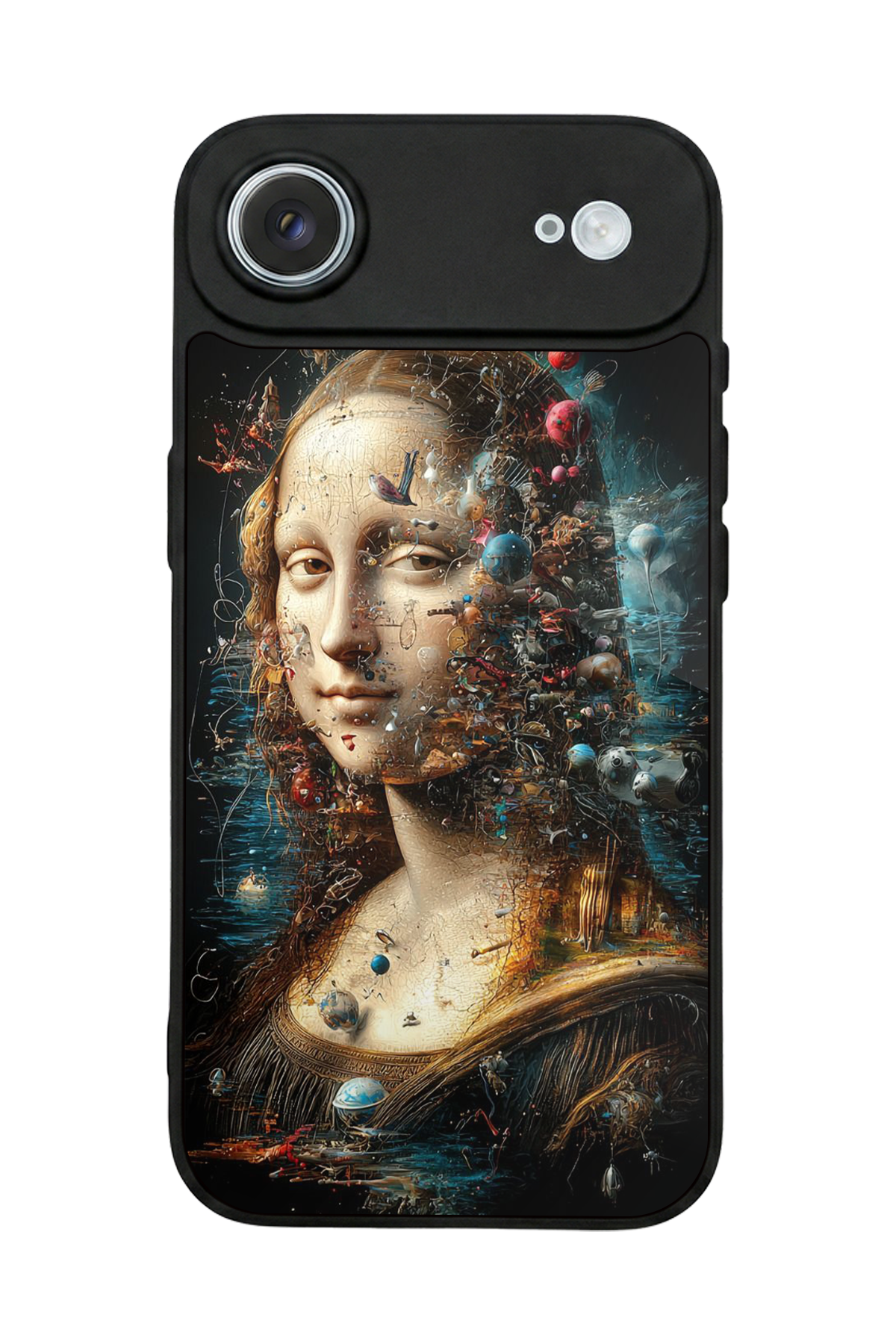 iPhone 17 Air Uyumlu Monalisa Tasarımlı Glossy Premium Kılıf