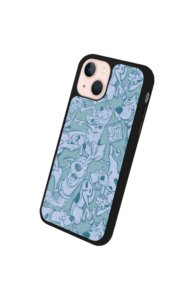 iPhone 15 Uyumlu Scooby Doo Tasarımlı Glossy Premium Kılıf