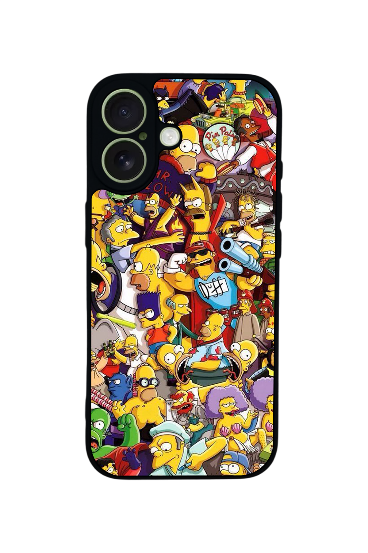 iPhone 17 Uyumlu The Simpsons Tasarımlı Glossy Premium Kılıf